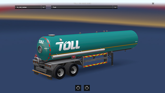 Toll Fuel Tanker - Short