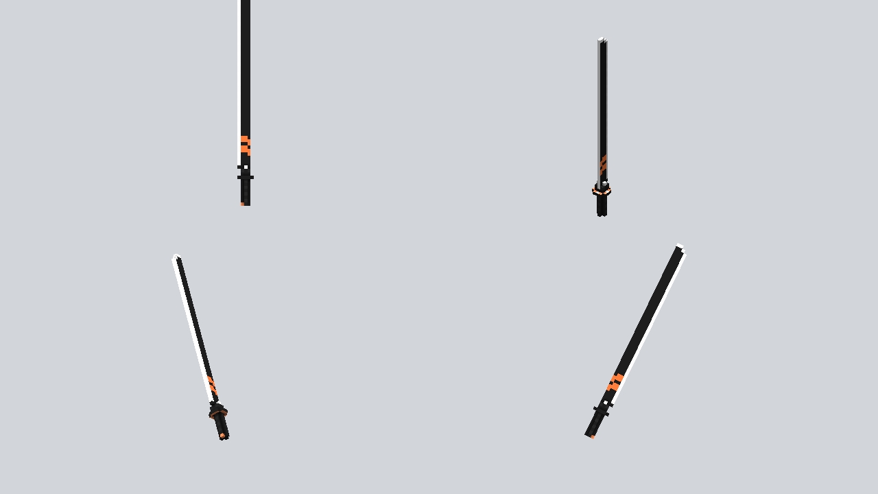 Black Cyber Katana