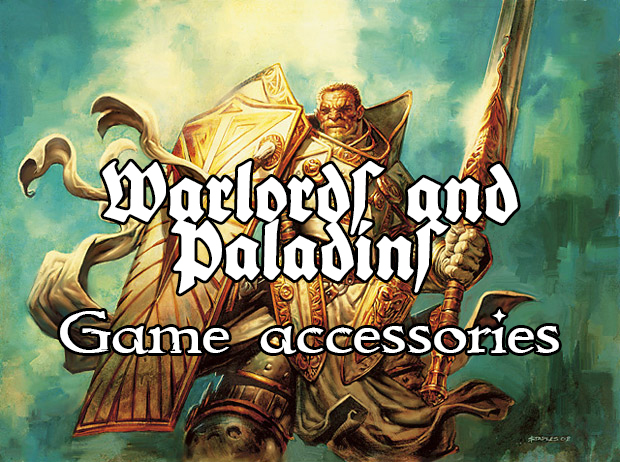 Warlords and Paladins TOKENS+CARDS