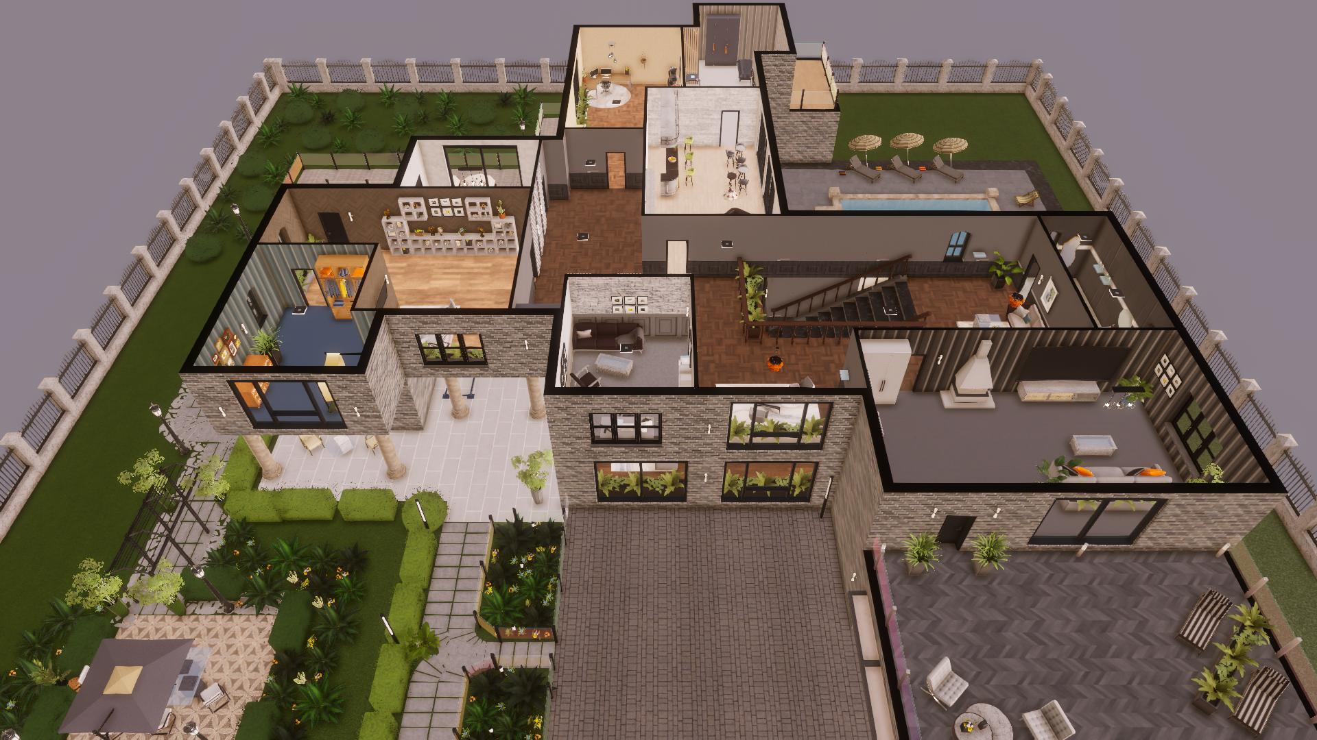 [TK] T4 Luxurious mansion (Detailed) preview