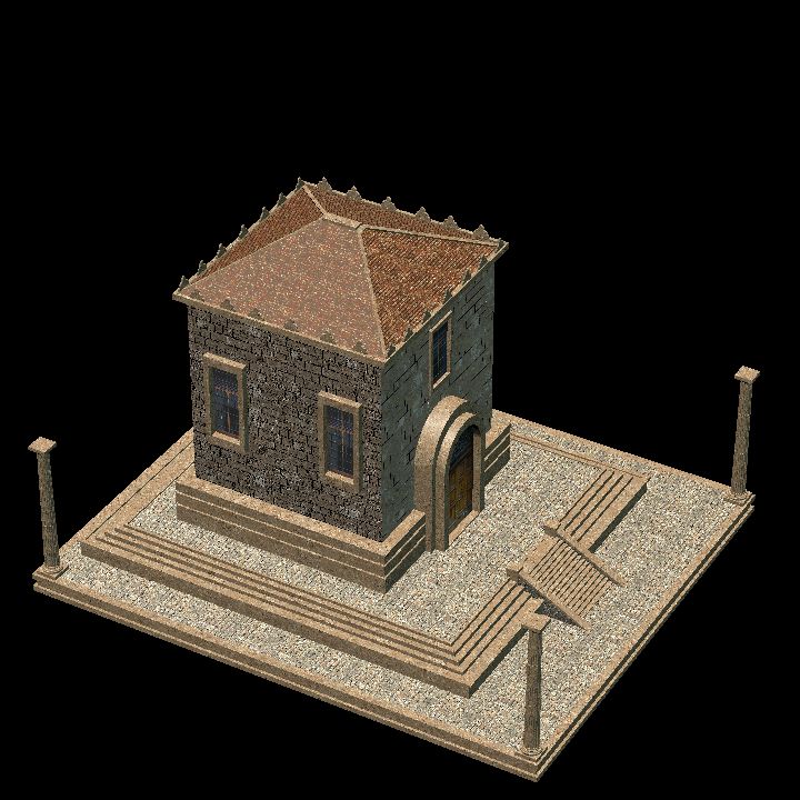 Structure, House, Stone 1