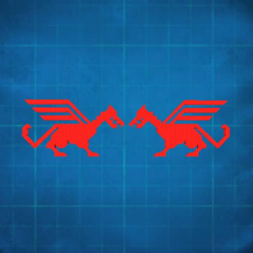 Imperial Crimson Double Dragon Effigy