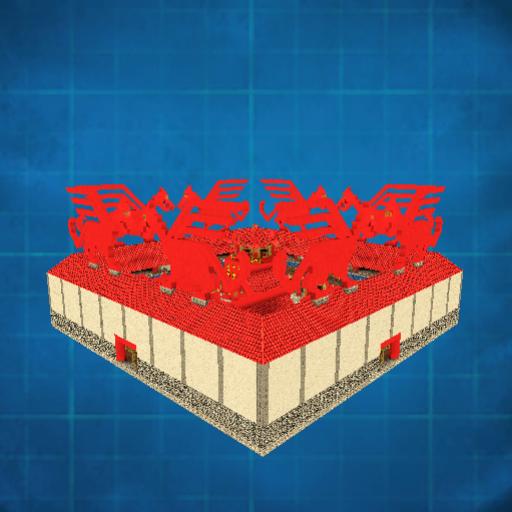 Imperial Crimson City of the Dragon  20.5k blocks in a single claim.