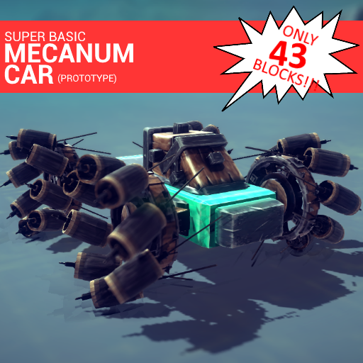 Super Basic Mecanum Car proto