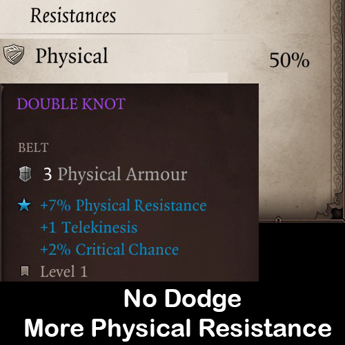 No Dodge, More Physical Resistance