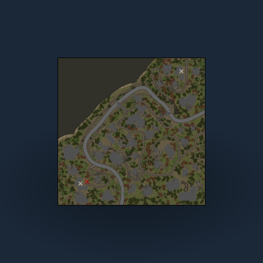 Карта "Малые хребты" / Map "Small ridges"