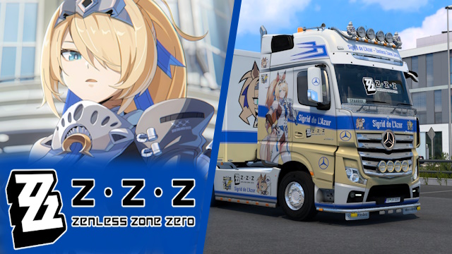 Mercedes Actros MP4 Sigrid de L'Azur - Zenless Zone Zero [Combo Skin]