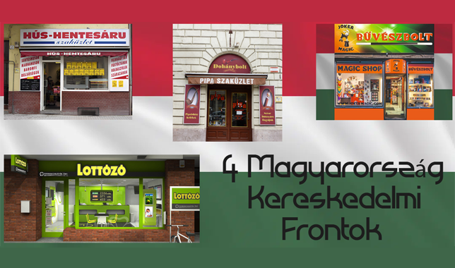 4 HUNGARIAN COMMERCIAL FRONTS