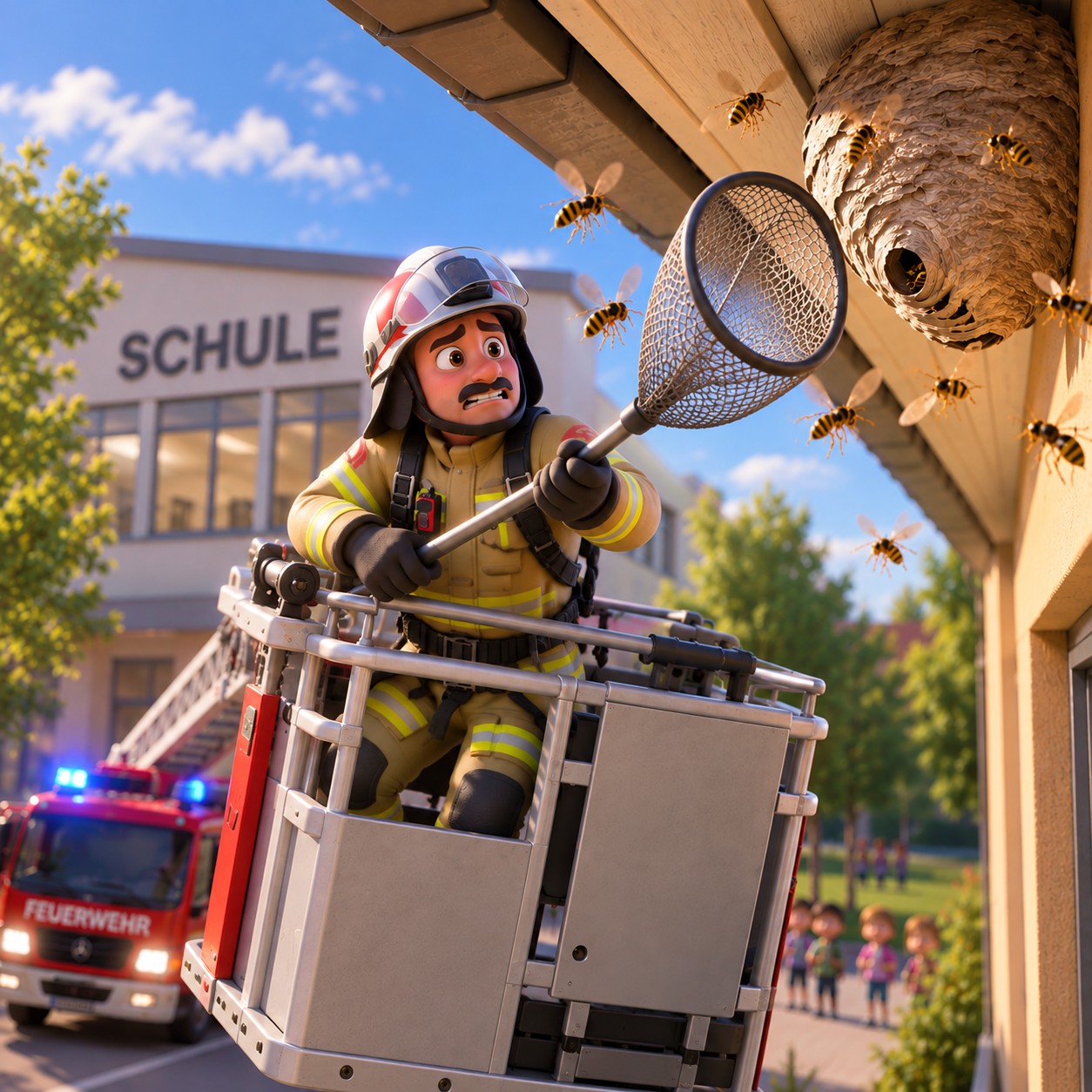 Wespennest an Schule entfernen preview