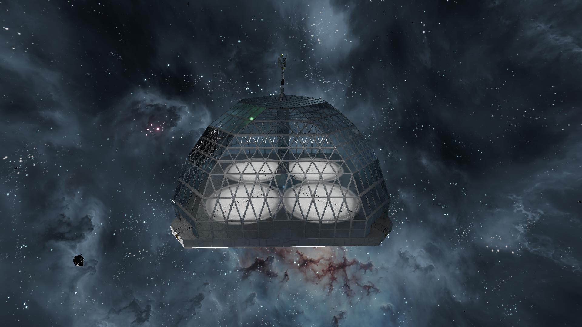 Empty medium spired dome