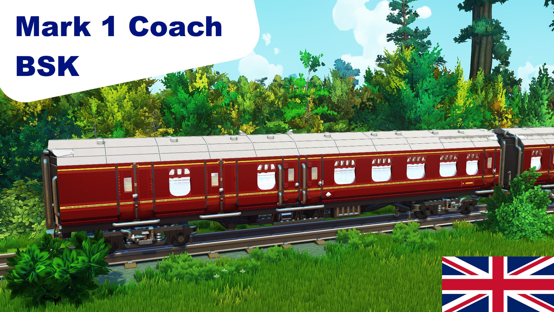 British Rail Mk1 BSK Maroon