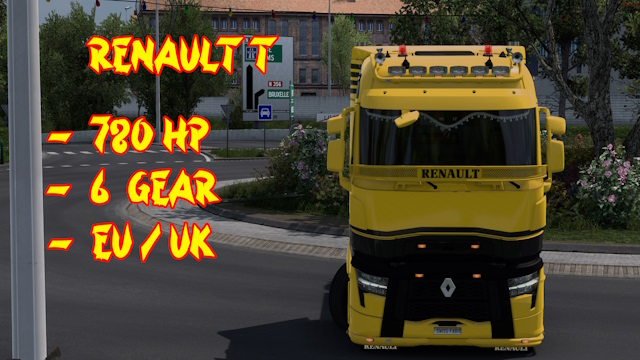 Reanult T TruckersMP Full Set (Safe Edit) [Shelby]