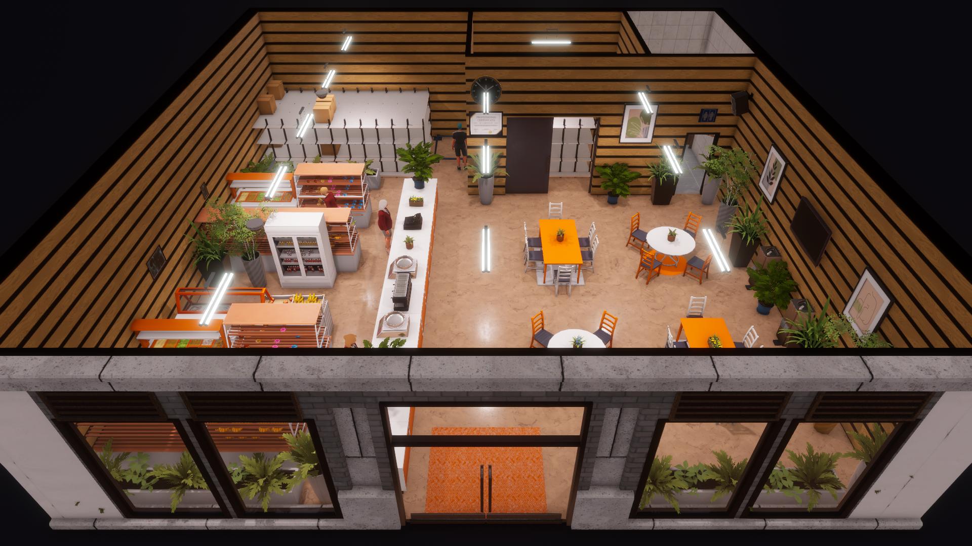 C1 Cafe orange white U 0,9