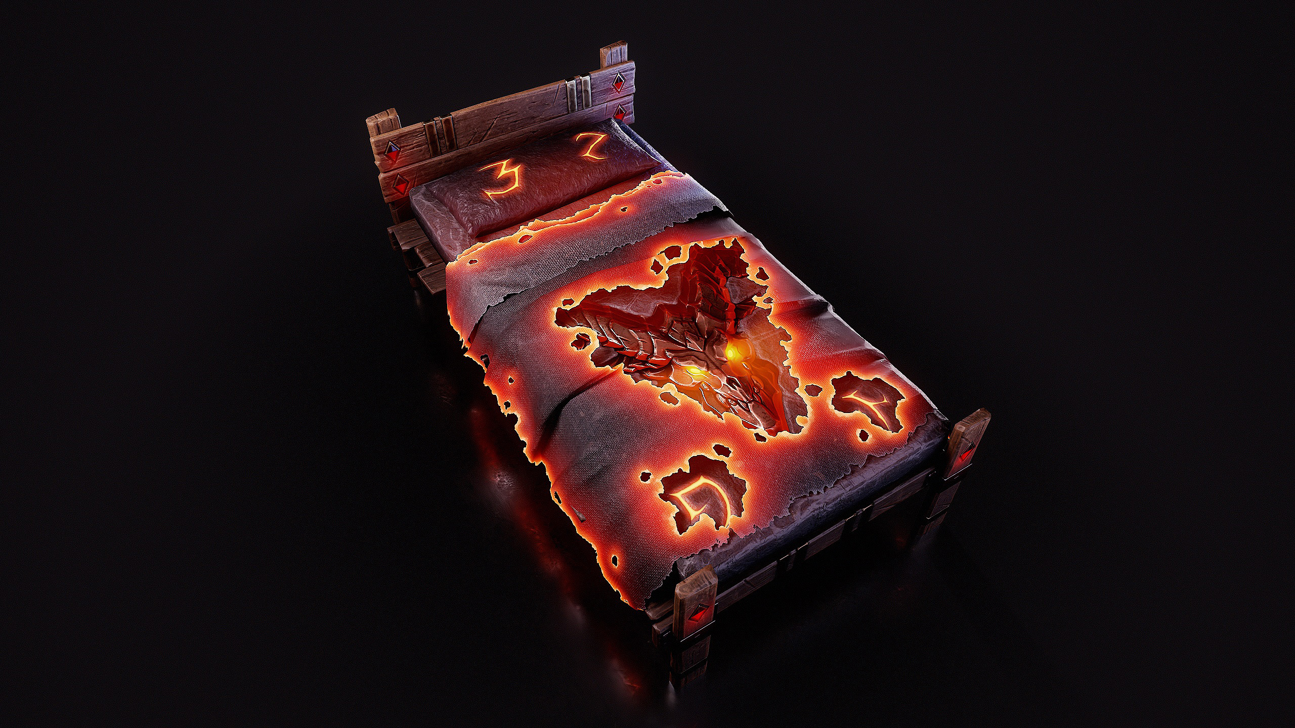 Molten Visage Bed
