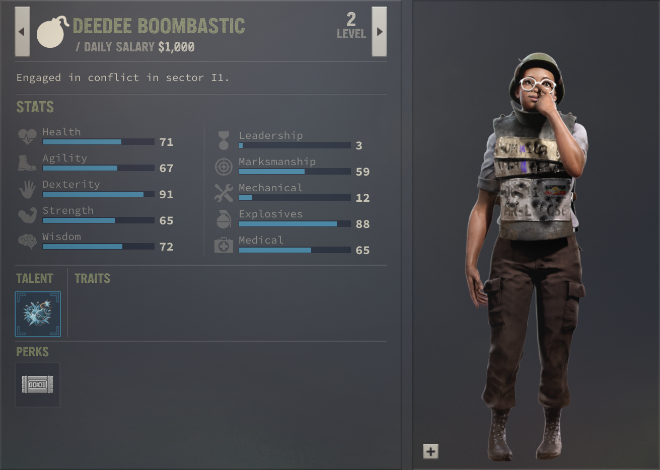 Deedee Boombastic Merc - Grim Edition