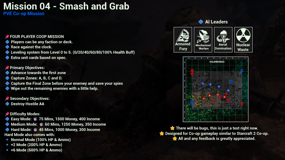 Mission 04 - Grab and Smash [PVE Co-Op Mission]