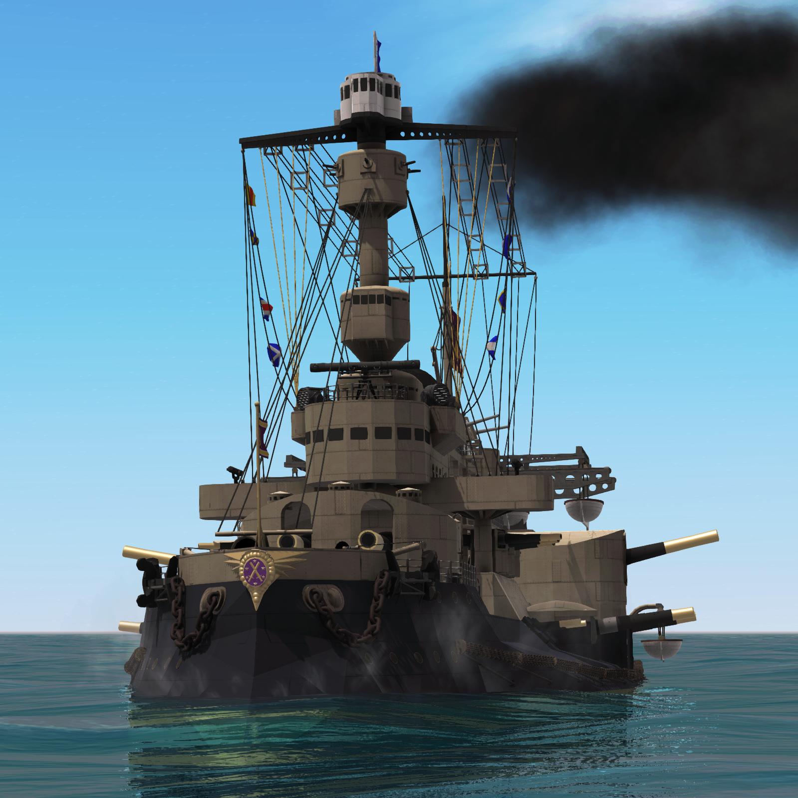 Trovão Class Battleship 1911 Refit