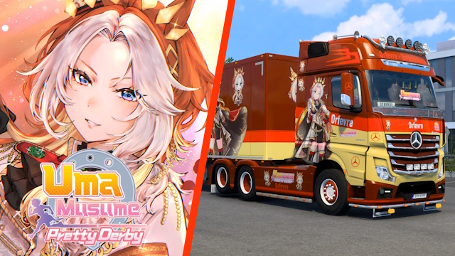 Mercedes Actros MP4 Orfevre - Uma Musume: Pretty Derby [Combo Skin]