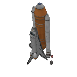 Discovery Shuttle+ Launch Stage
