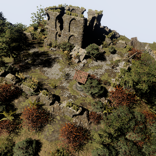 Tiqons Ruined tower on hill DE edition