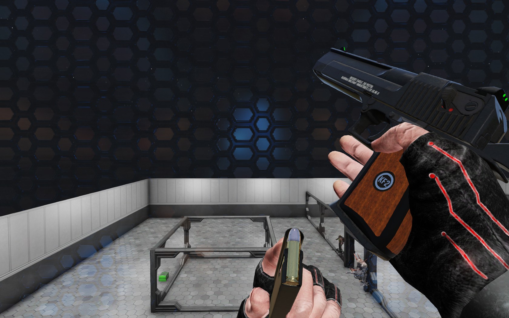 Desert Eagle with Wood Grips (and Night Sights)