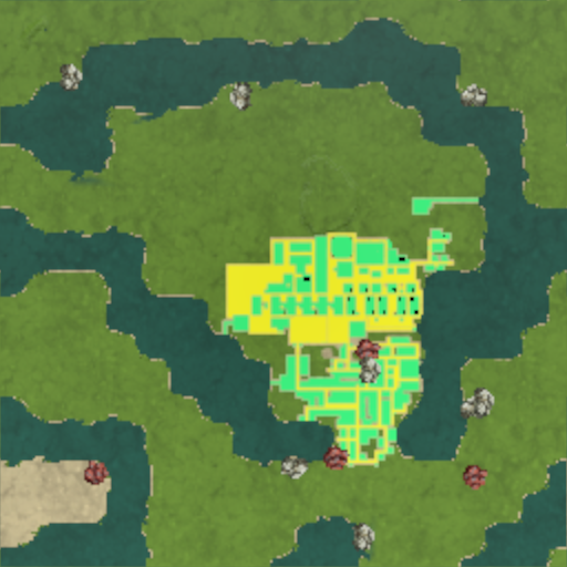 Top housing layout