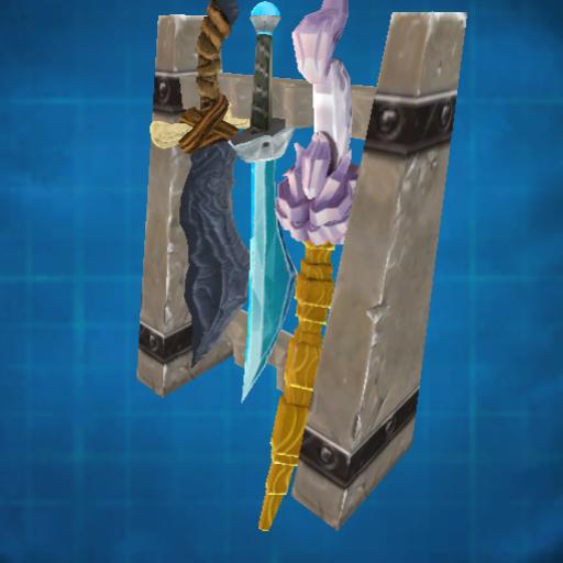 Filled Sword Rack