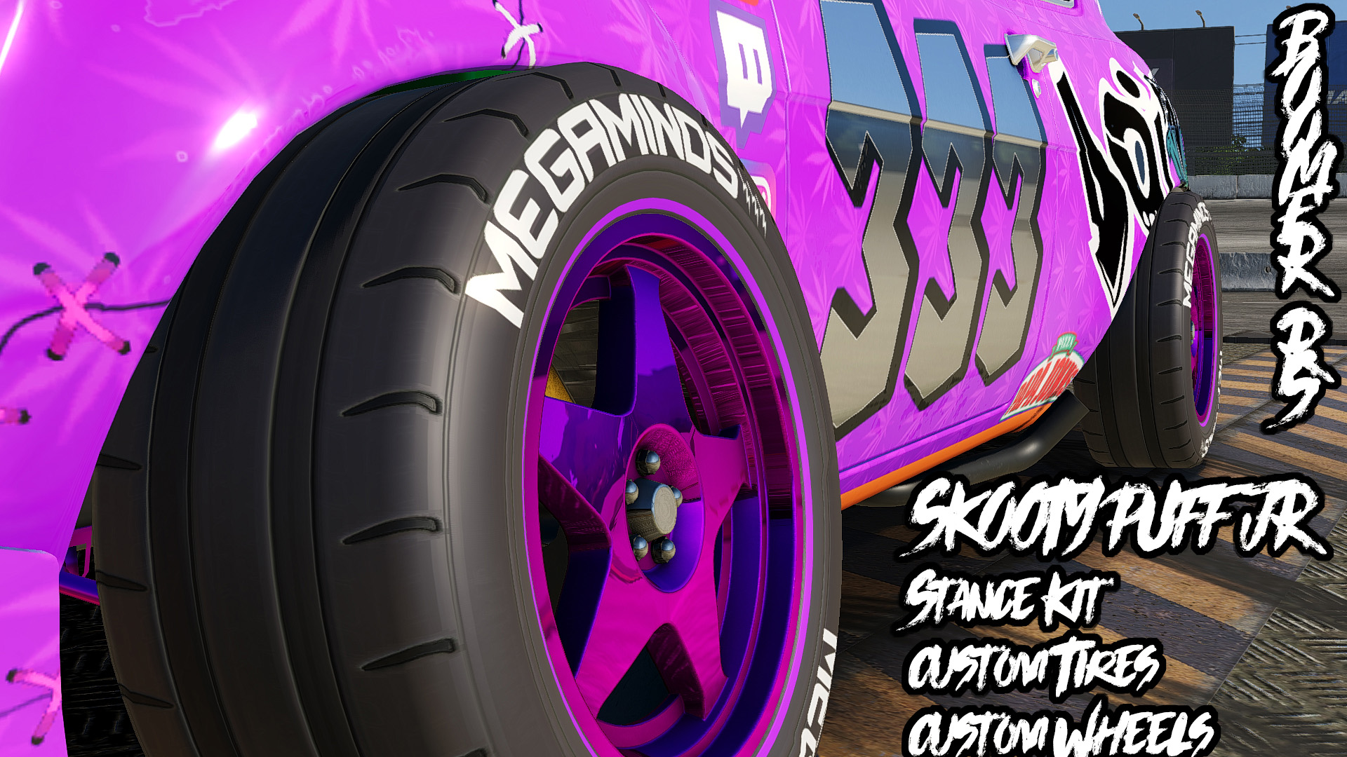 Skooty Puff JR - Boomer RS - Custom Wheel, Tire, & Stance Kit