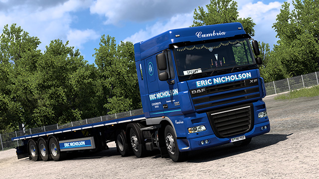 Eric Nicholson - DAF XF105 & Krone Profiliner HD