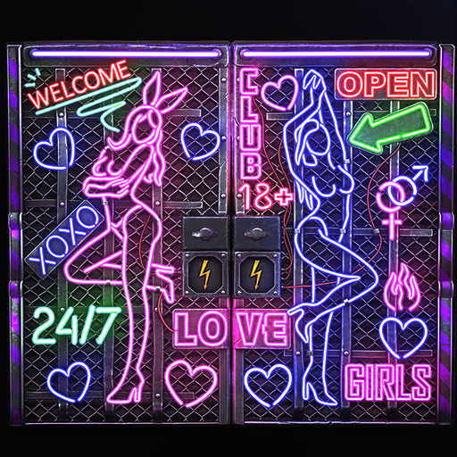 Love Room Metal Double Door
