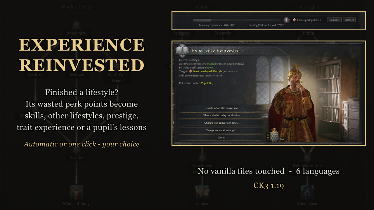 Experience Reinvested