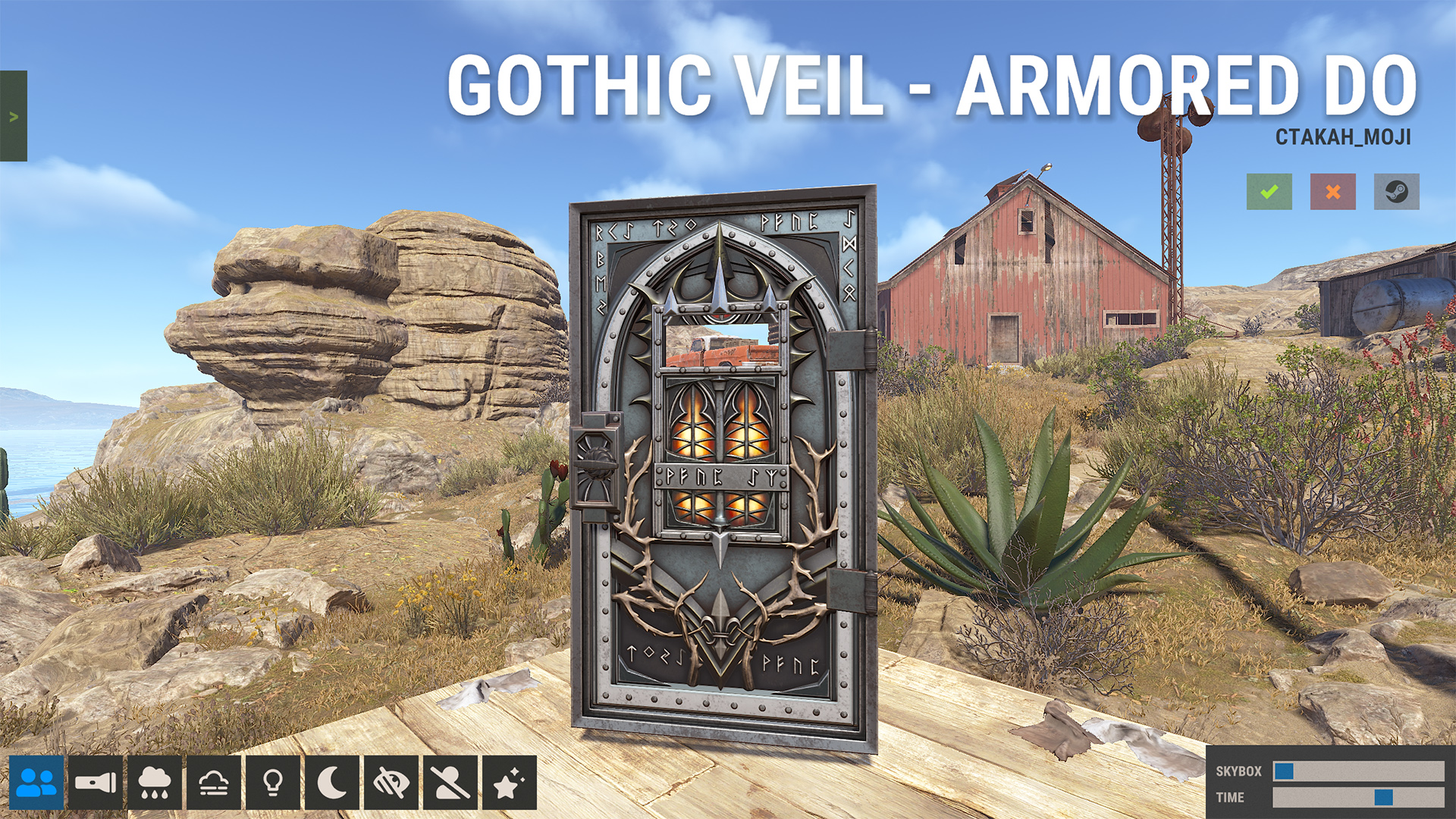 Gothic Veil Armored Door thumbnail 11