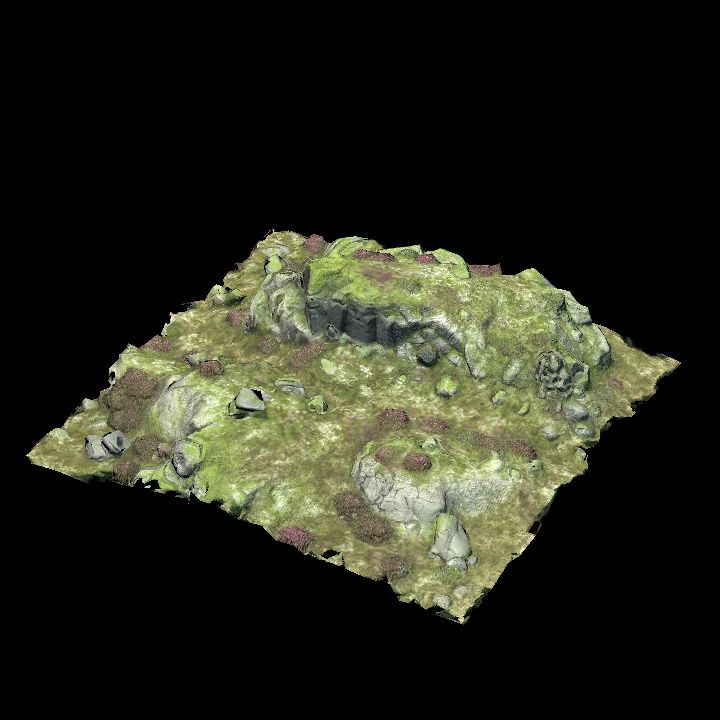 Terrain, Hill, Rock 3
