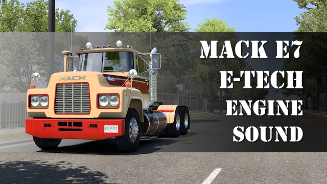 Mack E7 E-TECH Engine Sound