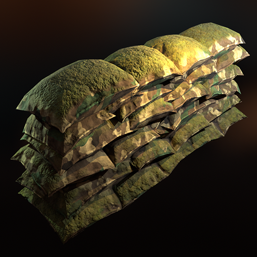 Jungle Sandbag Barricade