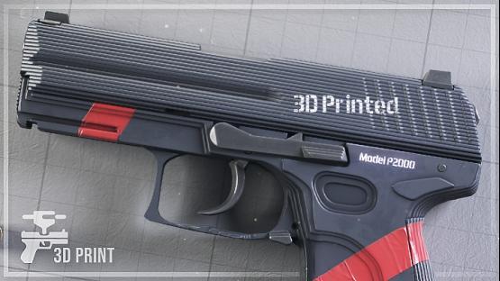 P2000 | 3D Print Black