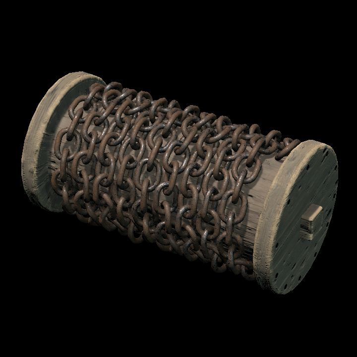 chain and spool horizontal