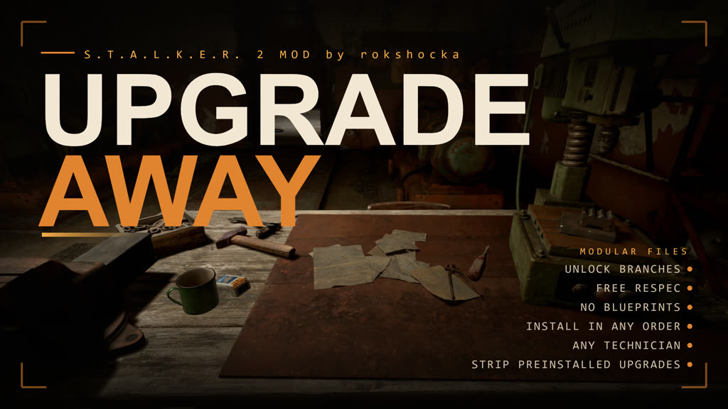 UpgradeAway - No Blueprints
