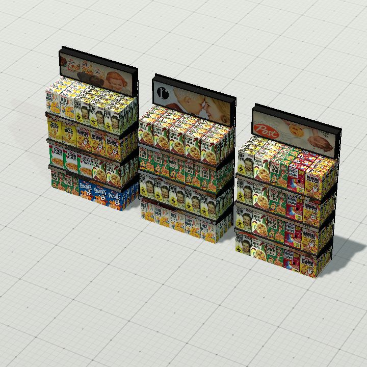 store cereal_vintage_display