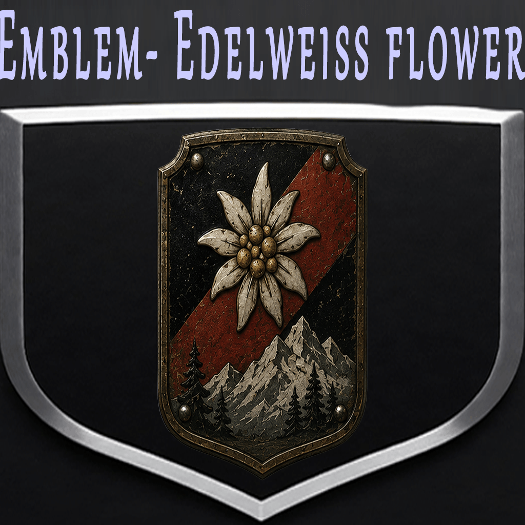 Emblem #6 Edelweiss flower
