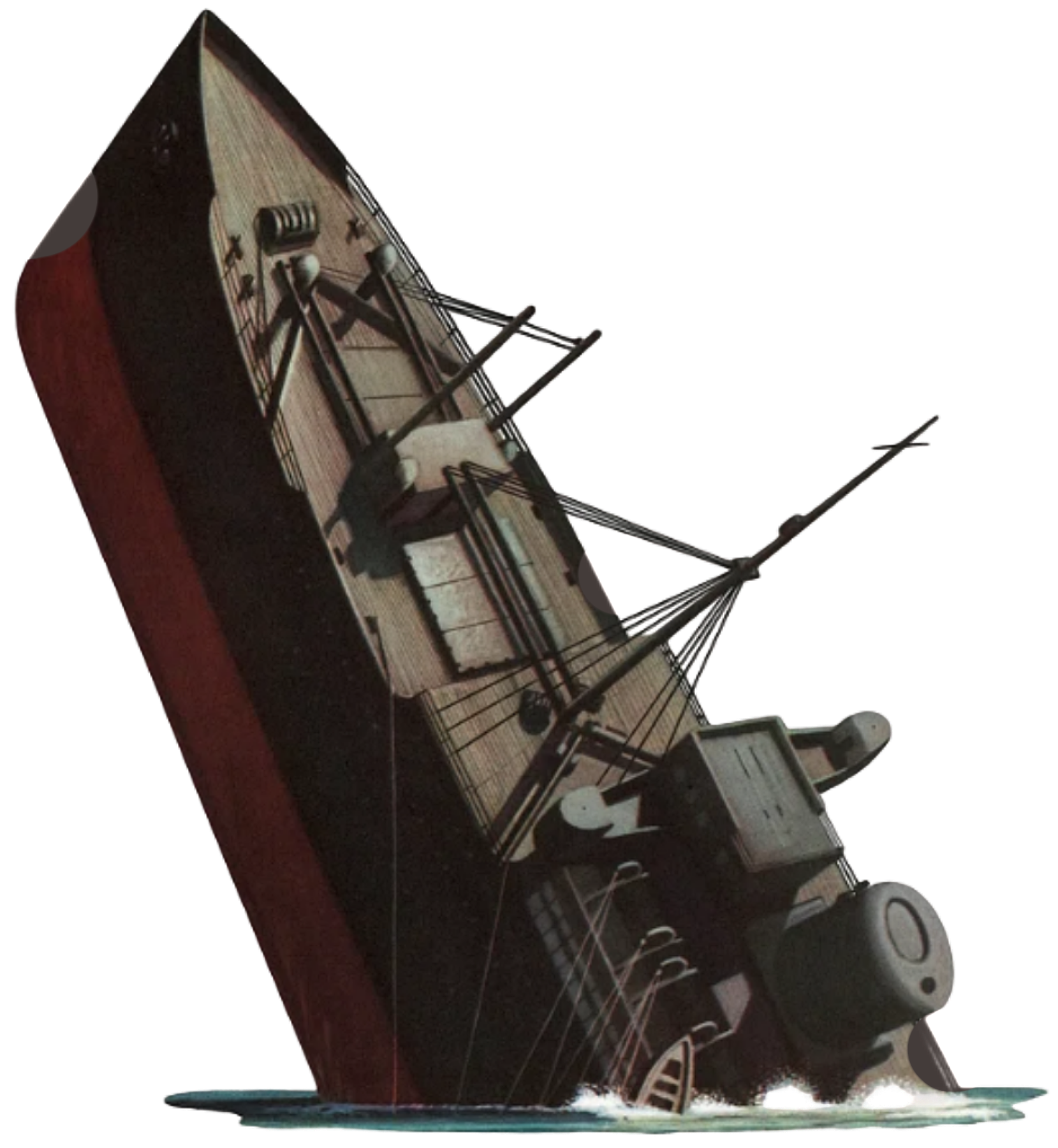 sunken boat