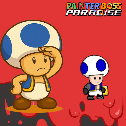 BLUE TOAD - Super Mario Bros
