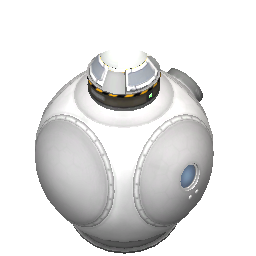 Pea Command Pod with Reaction Wheel and Parachute
