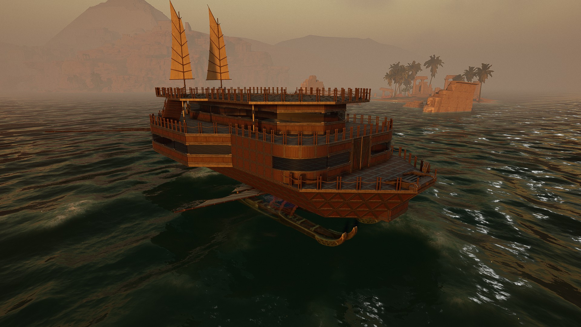 Small wooden Ship "Oversize v1 – Soulmask Mod