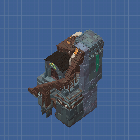 Partial Military production tower