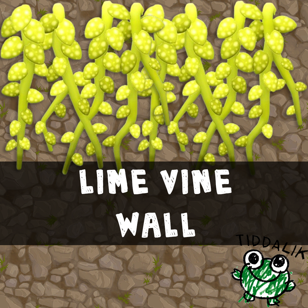 Lime Vine Wall