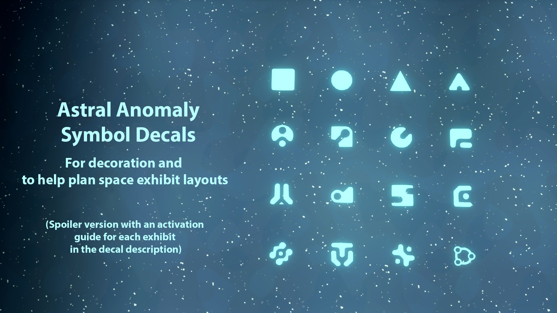 Astral Anomalies Decals (Spoiler Version)