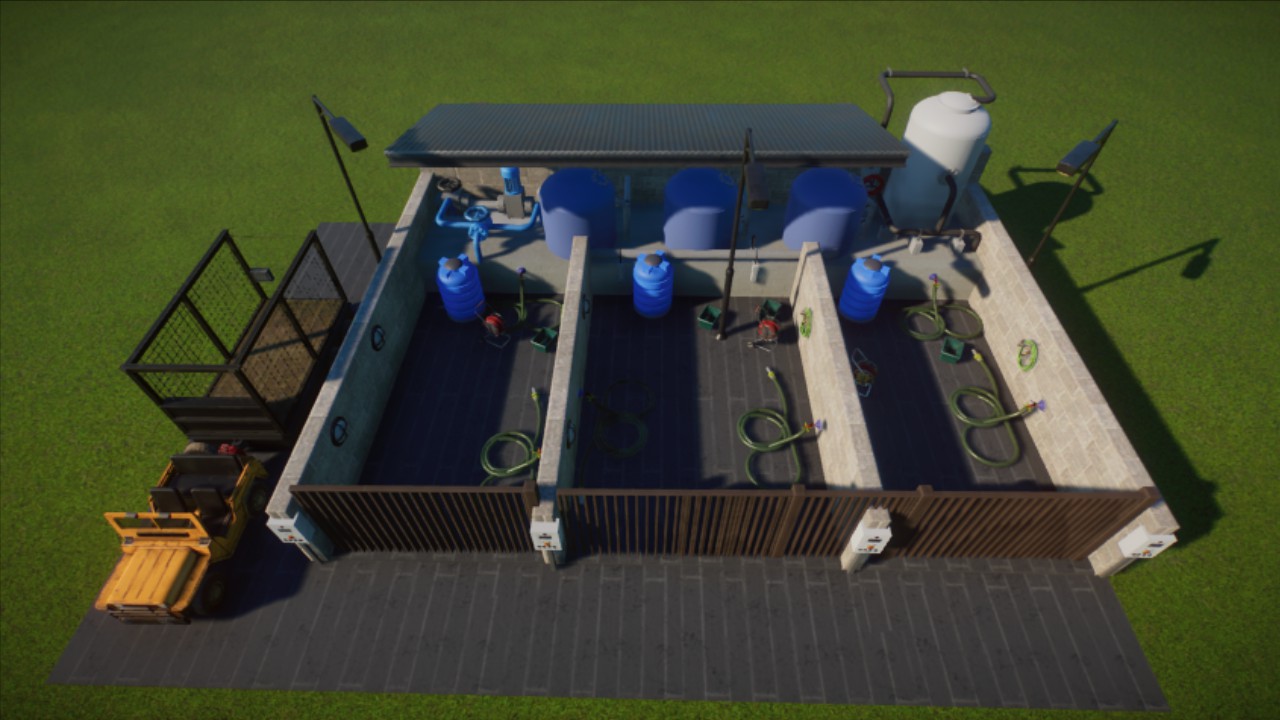 Animal washing station