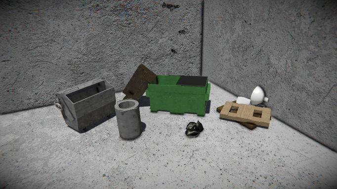 Map Asset Trash And Garbage