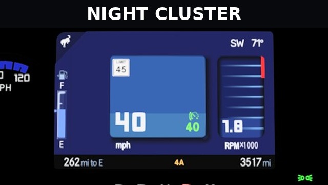 Ford Bronco Night Cluster preview